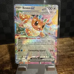 Eevee ex 075/131 Full Art Pokemon Card SV Prismatic Evolutions TCG NM - Image 3