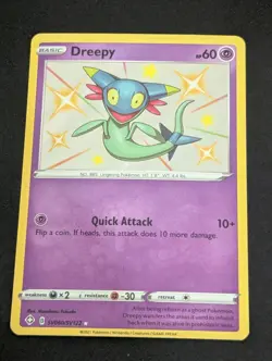 Dreepy SV060/SV122 Shining Fates Shiny Vault Shiny Holo Rare Pokemon Card TCG NM - Image 1