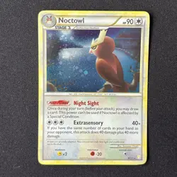 Noctowl Holo 8/123 HeartGold SoulSilver Base Set Pokemon Card - Image 2