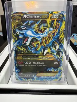 Pokemon TCG M Charizard EX (X) (Secret) 108/106 XY - Flashfire Secret Rare card - Image 1