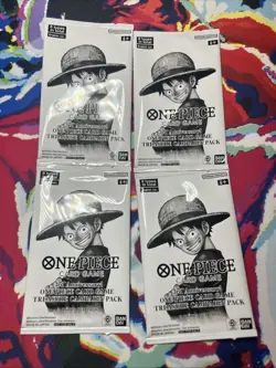 [SEALED] Promotion Pack One Piece Card Game 3rd Anniversary Treasure Campaign x4 - Image 1