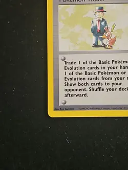 Pokemon Trader TCG Trainer Base Set 77/102 Regular Card Unlimited Rare - Image 5