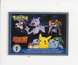 Pokemon Mewtwo Strikes Back Movie #1 1999 Card Pokemon - Image 1