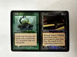FOIL Life // Death *Apocalypse* MTG Magic the Gathering - Image 1