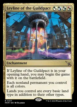 Leyline of the Guildpact 0217 Non Foil Rare Karlov Manor MTG Near Mint - Image 1