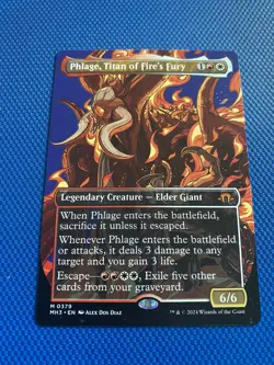 Phlage Titan Of Fire's Fury 🔥Borderless NM - MH3 Modern Horizons Magic MTG - Image 2