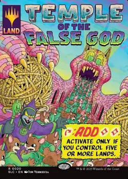 Temple of the False God Encyclopedia of Magic #20 Secret Lair Non Foil MTG NM - Image 1
