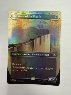 The Walls of Ba Sing Se Borderless Avatar The Last Airbender Foil + 2 Bonus Rare - Image 1