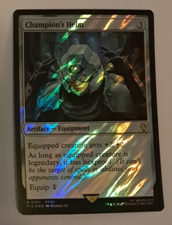 Champion's Helm Surge FOIL NM FINAL FANTASY VII FFVII Magic the Gathering MTG - Image 1