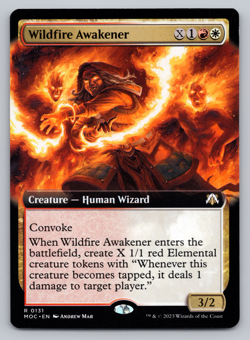 Wildfire Awakener Extended Art - Commander: March of Machine MTG - Image 1