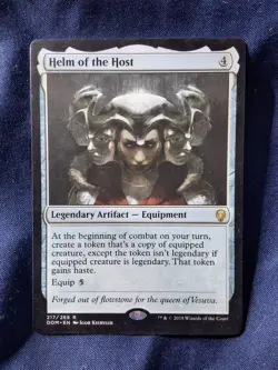 Helm of the Host Dominaria Regular Non Foil Mtg Magic The Gathering - Image 1