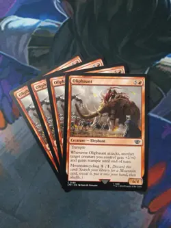 Oliphaunt x 4 | 7% Off 2+ | UB: LOTR | NM MTG - Image 1