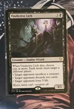Vindictive Lich - Commander 2017 Magic The Gathering - Image 1