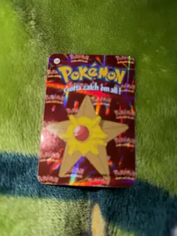 Staryu #120 - Vintage Vending Machine Prism Sticker 2000 - Pokemon Card - Image 1