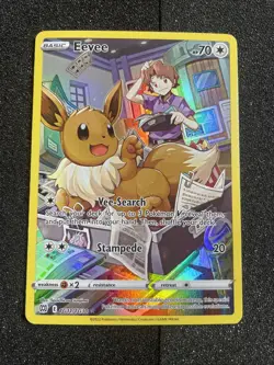 Pokemon Eevee TG11/TG30 Brilliant Stars Trainer Gallery Ultra Rare Holo LP E - Image 1