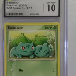 Pokemon Bulbasaur 12/17 POP Series 2 2005 CGC 10 Regular Pokemon Card - Image 1
