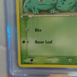 Pokemon Bulbasaur 12/17 POP Series 2 2005 CGC 10 Regular Pokemon Card - Image 5