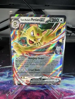 Pokemon TCG Team Rocket's Persian EX Destined Rivals 150/182 Double Rare NM/M - Image 1