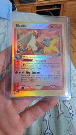 Blaziken 3/109 Pokemon Ruby Sapphire Reverse Holo Rare E Reader - Image 1
