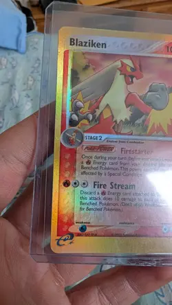 Blaziken 3/109 Pokemon Ruby Sapphire Reverse Holo Rare E Reader - Image 2
