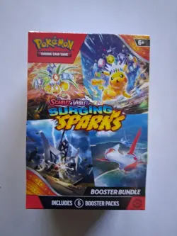 Pokemon TCG Surging Sparks Scarlet & Violet Booster bundle box FACTORY SEALED - Image 1