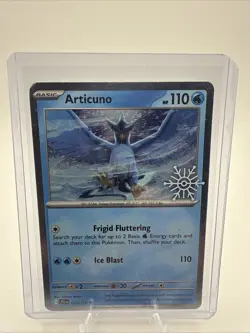 Articuno (Holiday Calendar) • 032/159 • Cosmos Holo • Pokemon • Stamped - Image 1