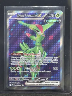 Iron Leaves ex 186/162 Full Art Secret Rare Temporal Forces Pokemon 2024 Mint - Image 1