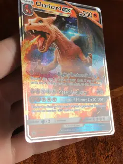 Pokemon Charizard GX SM195 Standard Size Black Star Promo NM - Image 2