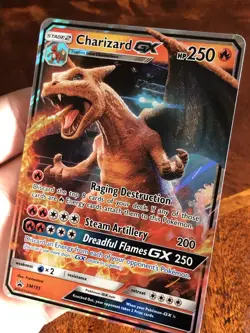 Pokemon Charizard GX SM195 Standard Size Black Star Promo NM - Image 4