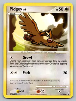 Pokemon TCG Secret Wonders Pidgey 99/132 - Image 1