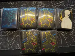 Pokemon TCG Sleeves Lot Crown Zenith ETB Mega Evolution and Phantasmal Flames - Image 1
