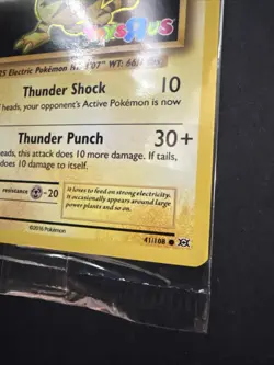 2016 Pokemon HOLO PROMO Electabuzz 41/108 Toys R Us Evolutions Cosmo SEALED!! - Image 5