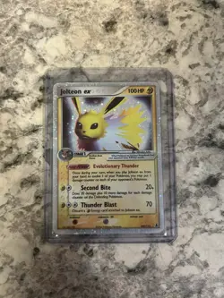 Pokemon TCG Jolteon EX #109 Ultra Rare Holo Delta Species 2005 - Image 1