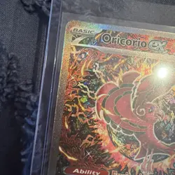 Pokemon TCG Phantasmal Flames Oricorio EX #024 SIR Black Star Promo NO WHITENING - Image 3