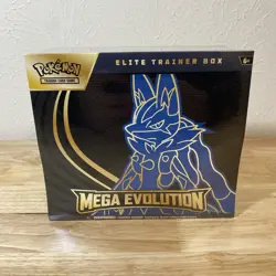 MEGA EVOLUTION LUCARIO Elite Trainer Box ETB Pokemon New Sealed Scarlet & Violet - Image 1