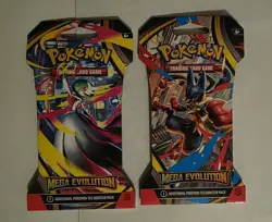 Pokemon TCG Mega Evolution Booster Lot of 2 Packs - NEW - Image 1
