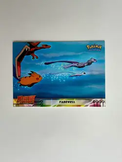 1999 Topps Pokemon Movie Mewtwo Strikes Back #39 Mewtwo Farewell - Image 1