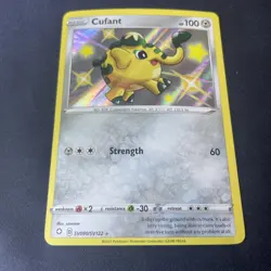 Pokemon TCG Cufant Shining Fates SV090/SV122 Holo Shiny Holo Ultra Rare NM - Image 2