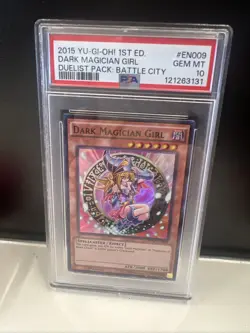 Yugioh Kanomi Dark Magician Girl 1st edition DPBC-EN009 PSA 10 Mint - Image 1