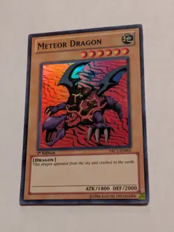 Yu-Gi-Oh! 1st Edition Meteor Dragon #PRC1-EN001 Nm - Image 1