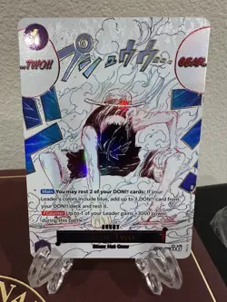 One Piece Gear Two (Alternate Art) OP11-080 A Fist of Divine Speed Foil - Image 1