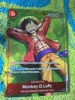 One Piece TCG English ST21-014 Monkey D Luffy Alt Art Parallel - Image 2