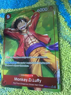 One Piece TCG English ST21-014 Monkey D Luffy Alt Art Parallel - Image 3