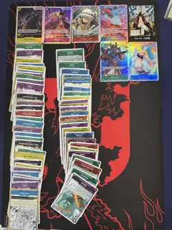 The Azure Sea’s Seven One Piece Card Game English Holo SR & R Lot - Image 1