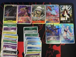The Azure Sea’s Seven One Piece Card Game English Holo SR & R Lot - Image 2