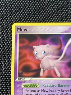 Mew NON Holo Foil 4/17 - 2006 Pop Series Promo 4 Rare Pokemon Card HTF 🔥LP/NM - Image 2