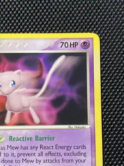 Mew NON Holo Foil 4/17 - 2006 Pop Series Promo 4 Rare Pokemon Card HTF 🔥LP/NM - Image 3