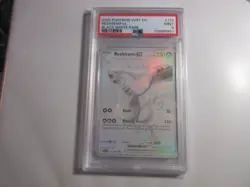 PSA 9 Reshiram EX Black White Rare Full Art White Flare Pokemon Card - Image 1