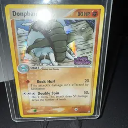 Pokemon Card - Donphan EX Holon Phantoms 40/110 Reverse HOLO Stamped - Image 1