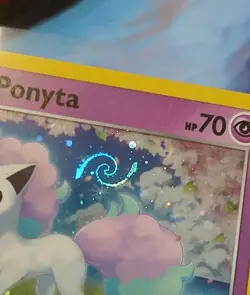Galarian Ponyta SWSH013 "SwiRL HoLo" SWSH Promo Card - Image 3